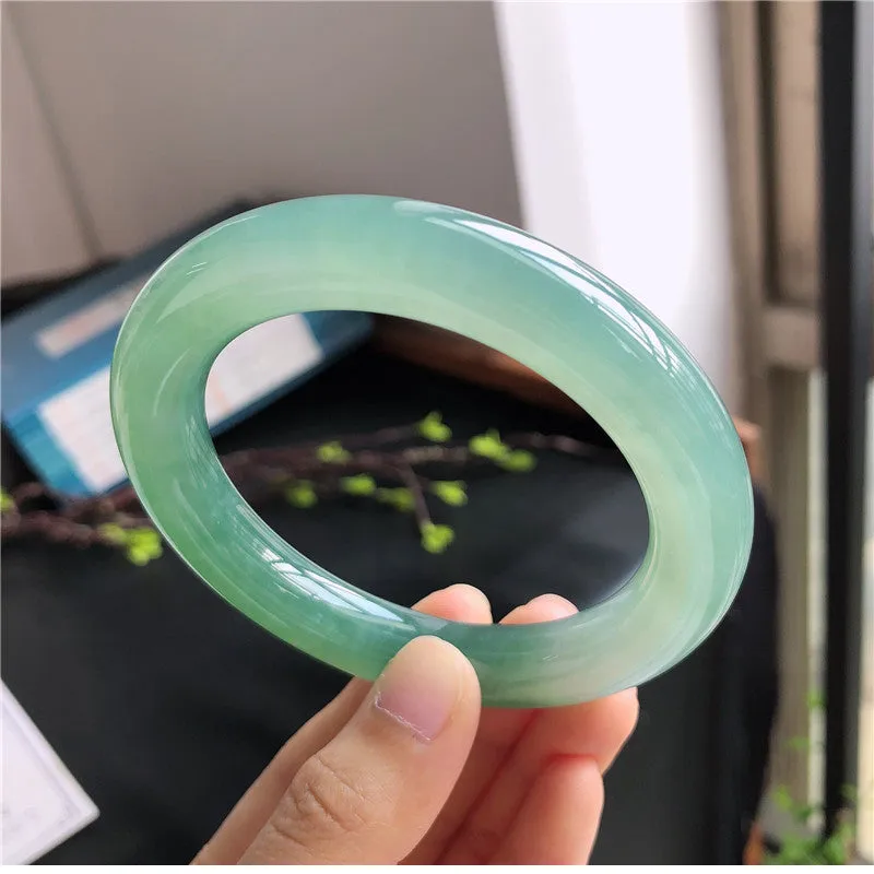 Natural Jade Bangle Jadeite Bangle Internal Diameter 57.6mm Q732927