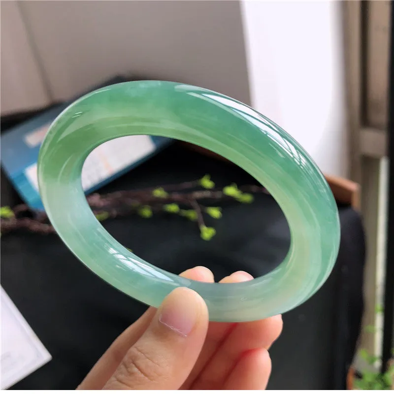 Natural Jade Bangle Jadeite Bangle Internal Diameter 57.6mm Q732927