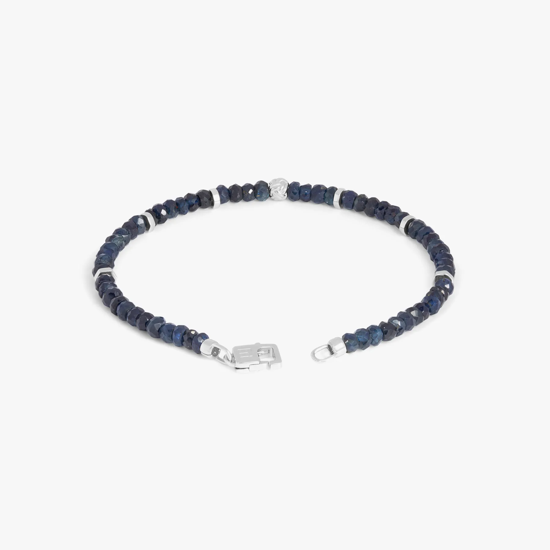 Nodo Beaded Bracelet With Blue Sapphire