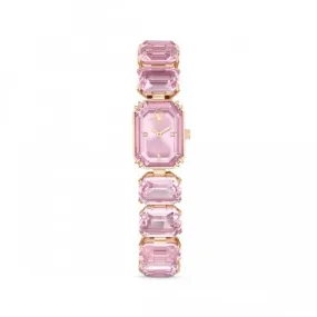Octagon Cut Pink Rose Gold-tone Finish Watch 5630837