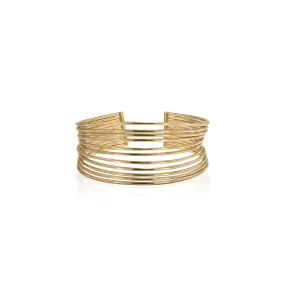 One of a Kind Wide Gold Cuff