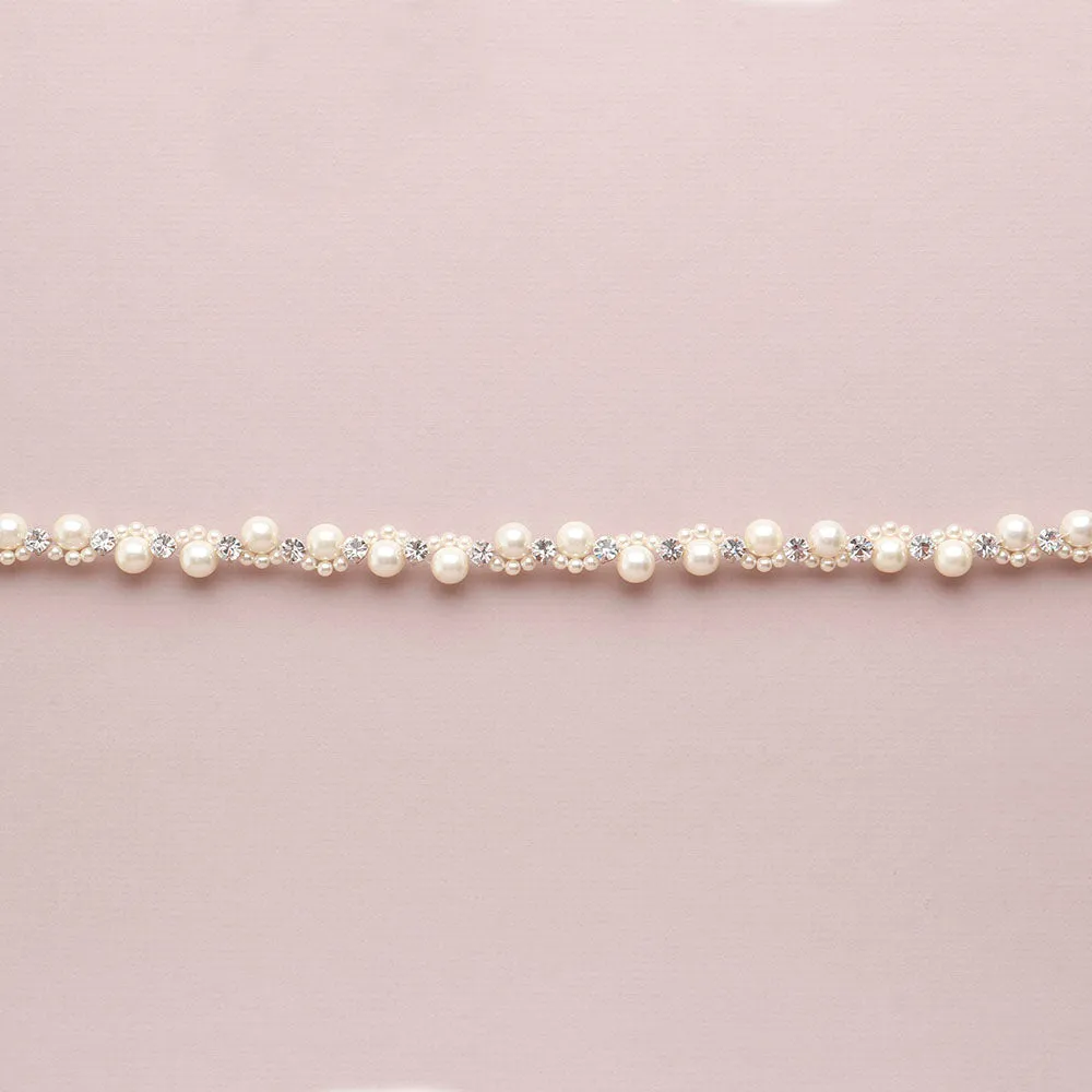 Piedmont Bridal Belt with Ribbon Ties