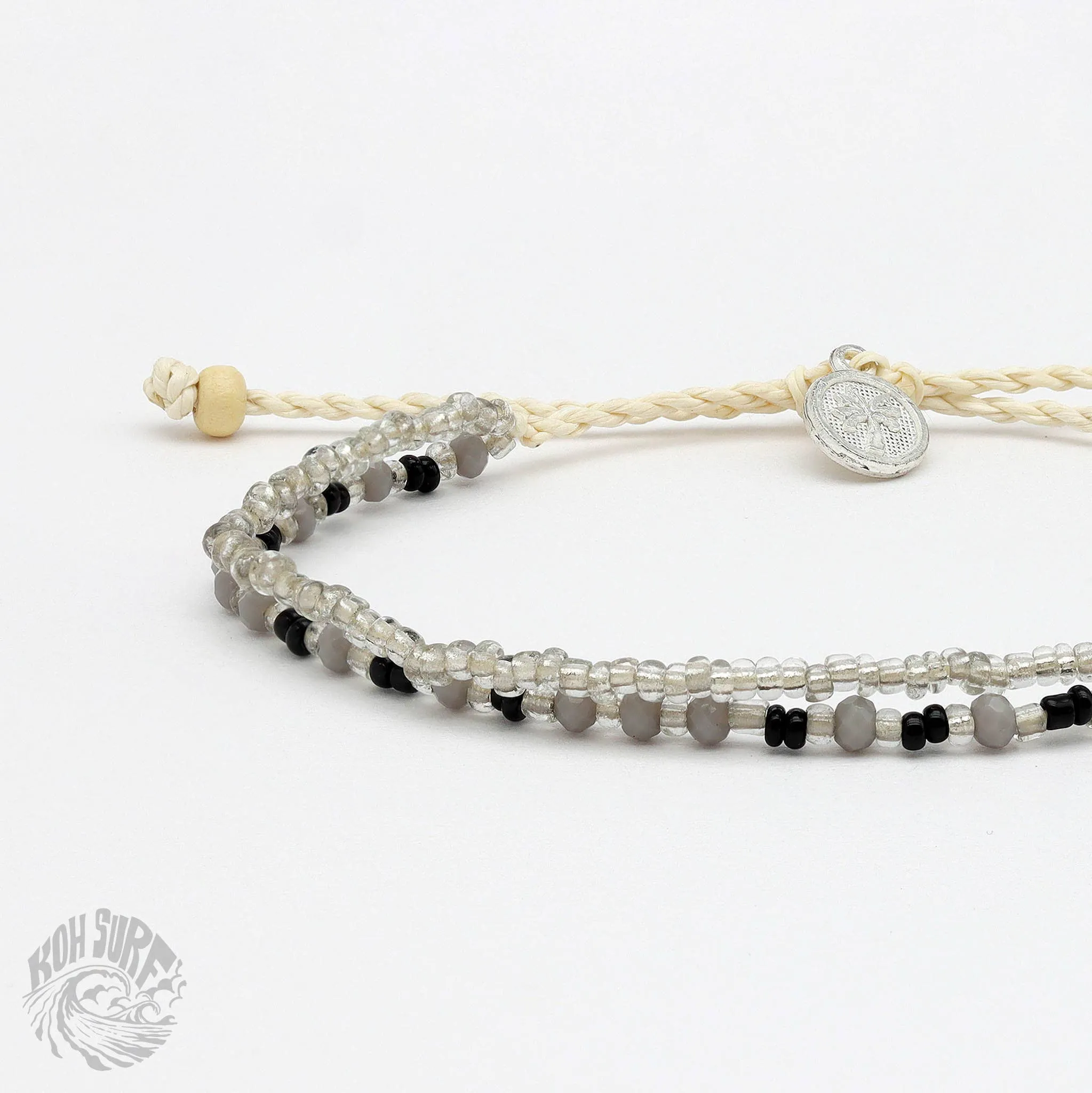 Pineapple Island -  Kanawa Beach Beaded Bracelet, Surf Bracelet by Koh Surf : Spring Tones
