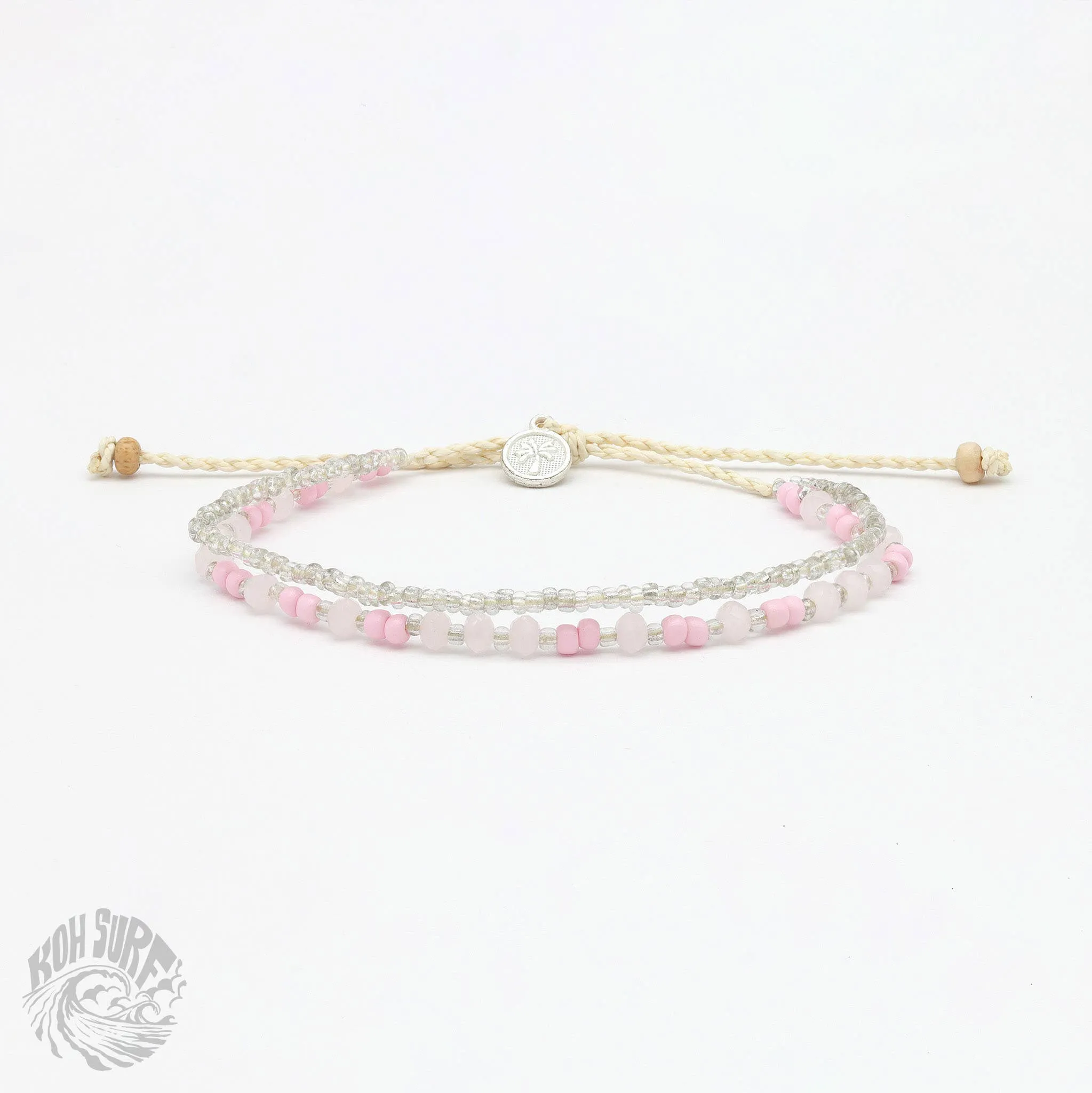 Pineapple Island -  Kanawa Beach Beaded Bracelet, Surf Bracelet by Koh Surf : Spring Tones
