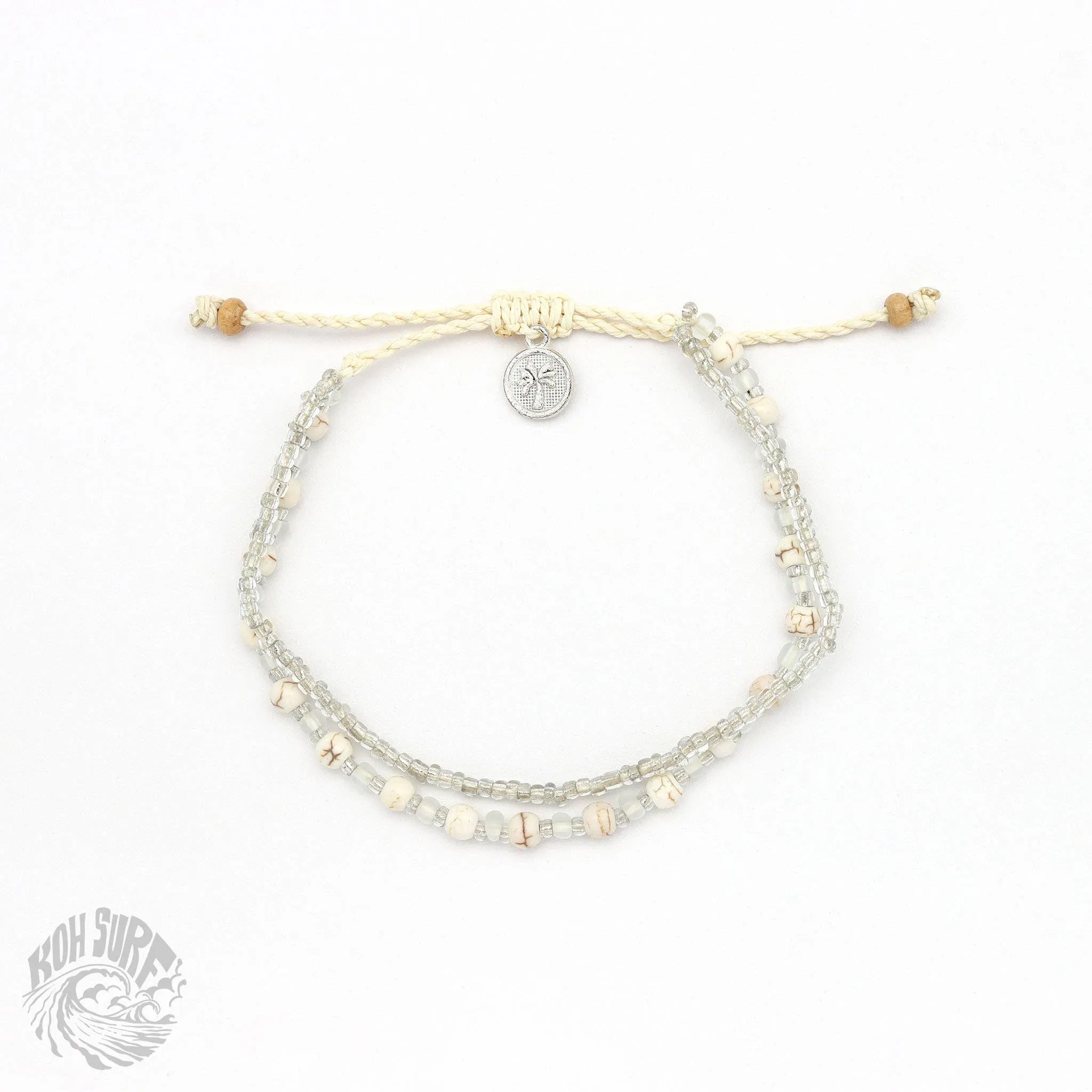 Pineapple Island -  Kanawa Beach Beaded Bracelet, Surf Bracelet by Koh Surf : Summer Tones
