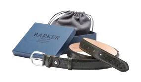 Plain Belt - Olive Green Grain