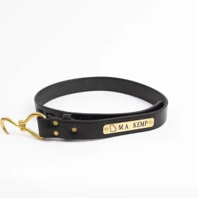 Premium Black Hoof Pick Belt with Brass