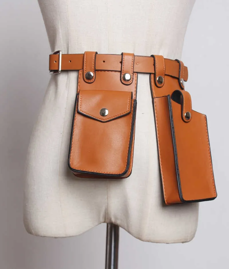 Premium Handmade Faux Leather Mini Bag Belt