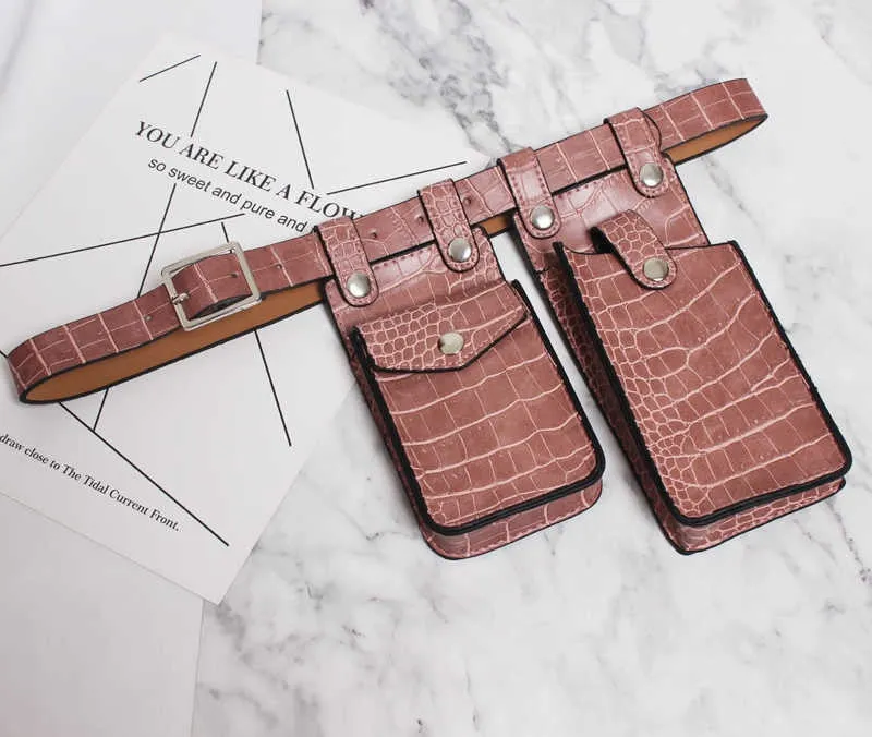 Premium Handmade Faux Leather Mini Bag Belt