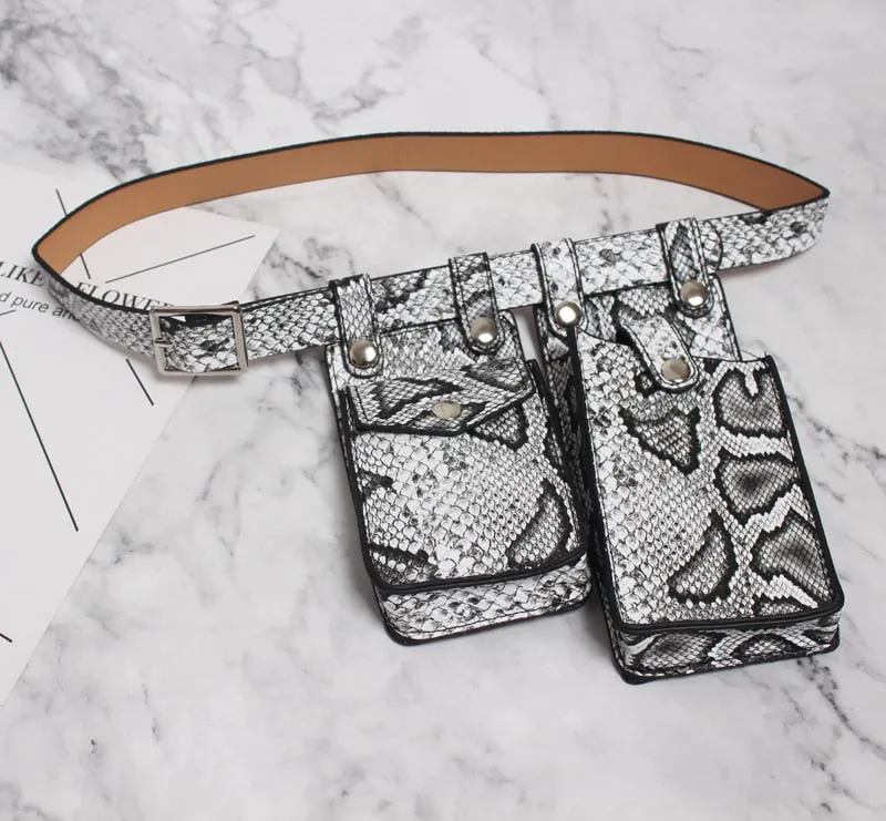Premium Handmade Faux Leather Mini Bag Belt