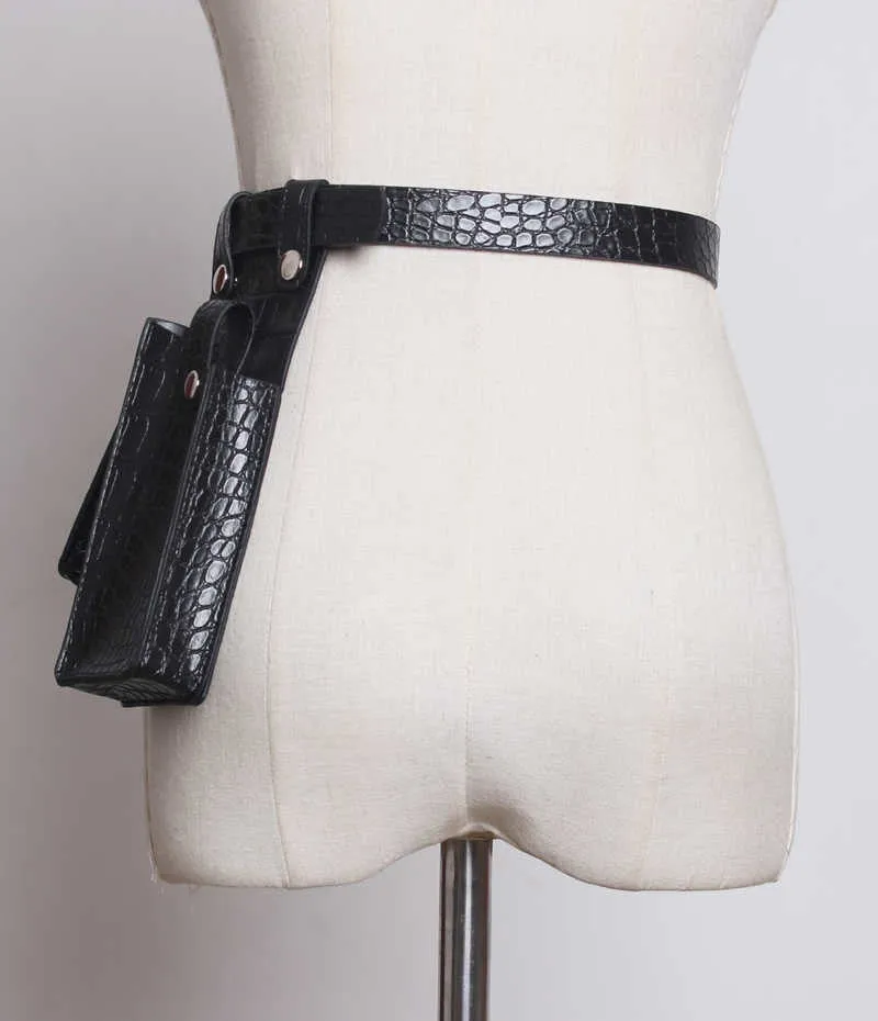 Premium Handmade Faux Leather Mini Bag Belt