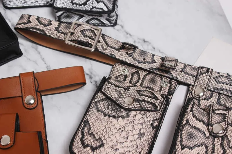 Premium Handmade Faux Leather Mini Bag Belt