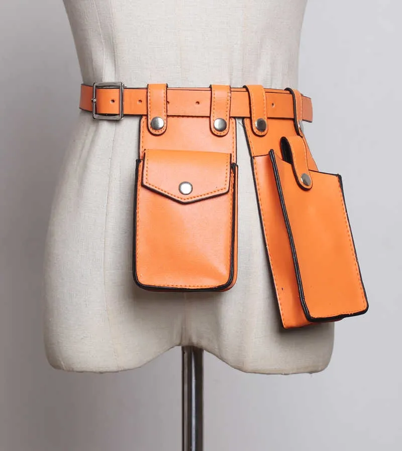 Premium Handmade Faux Leather Mini Bag Belt
