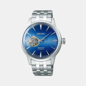 Presage Men's Blue Analog Stainless Steel Automatic Watch SSA439J1
