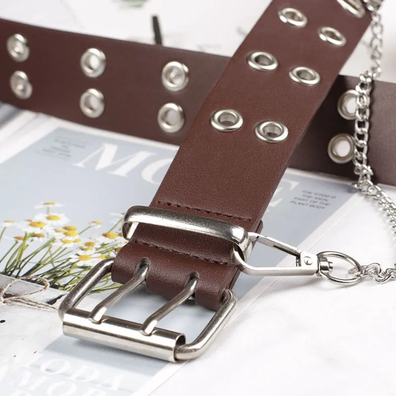 "PIN BUCKLE" BELT