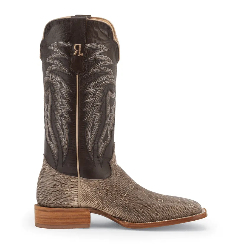 R. Watson Men's Natural Ring Tail Lizard Exotic Cowboy Boots RW7900-2