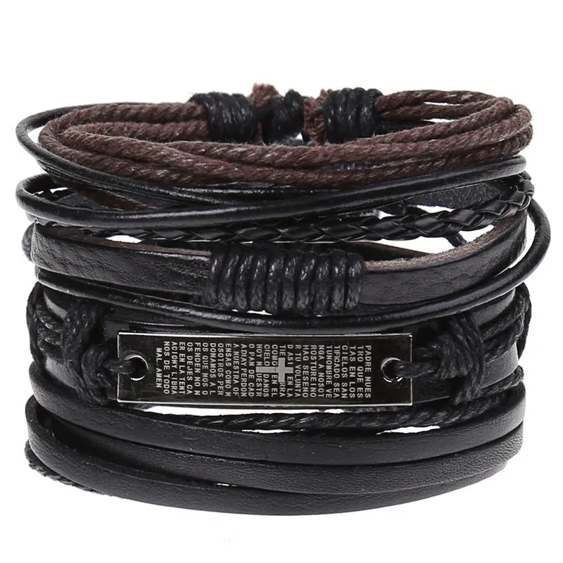 Retro Woven Beaded Bracelet Set