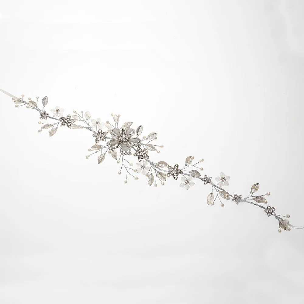 Reverie Bridal Belt with Ribbon Ties
