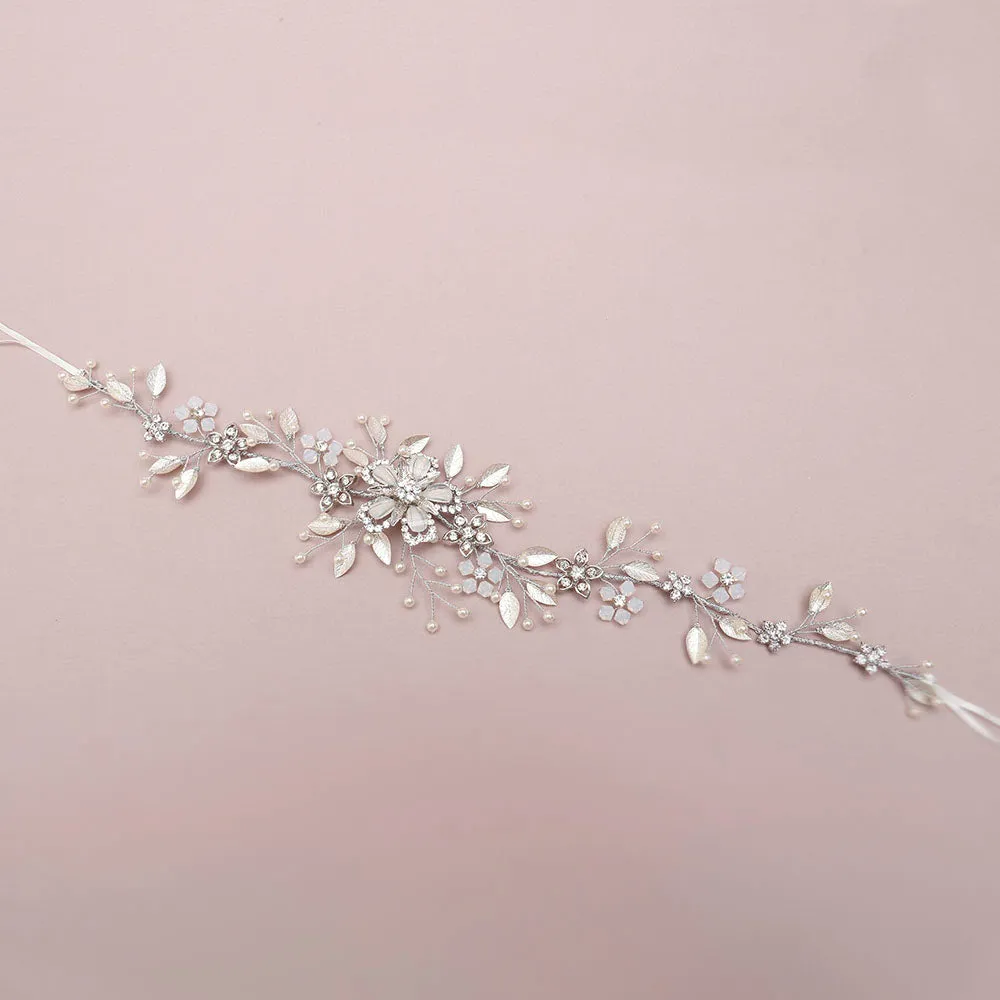 Reverie Bridal Belt with Ribbon Ties