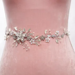 Reverie Bridal Belt with Ribbon Ties