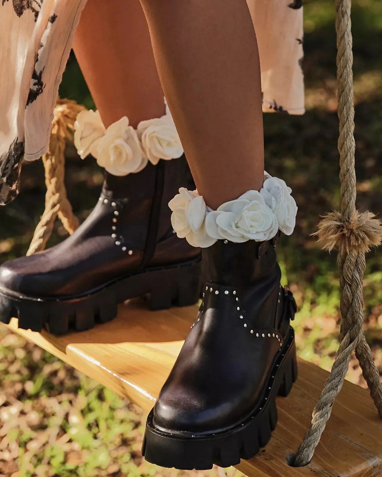 Ring A Rosie Socks - Black