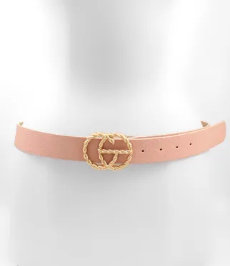 Rope Chain Buckle Pink