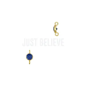 Sapphire Gold Filled - Pendent for permanent bracelet