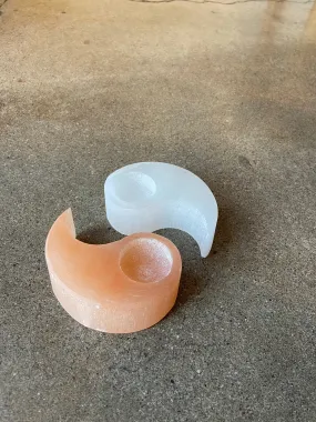 Selenite Yin Yang