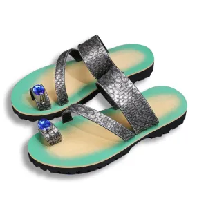 Slip on Ring Toe Casual Sandal with Decoration