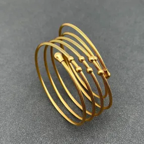 Spiral Wrapped Bangle