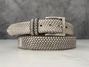 Spitting Cobra Front Cut Belt: Natural
