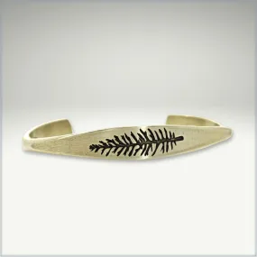 Spruce Signet Cuff Bracelet