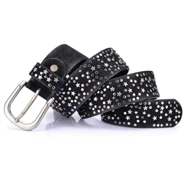Star Studded Fashion Belt