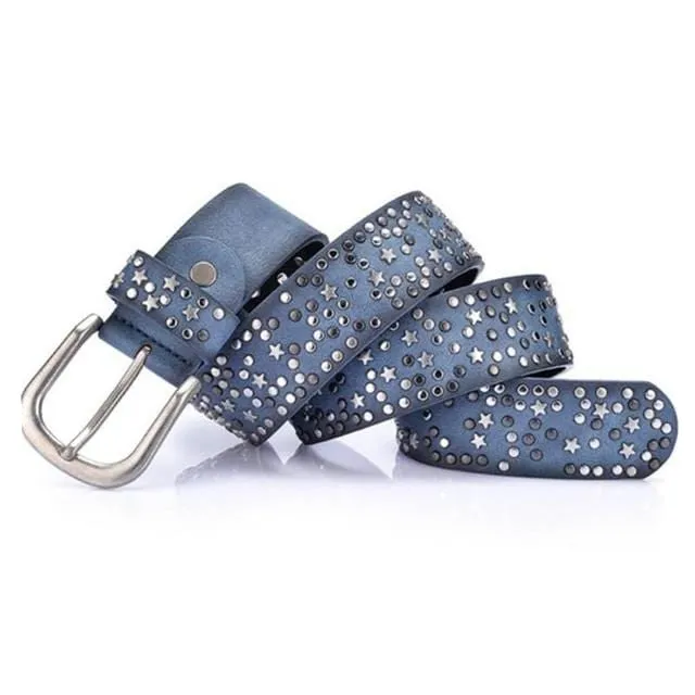 Star Studded Fashion Belt