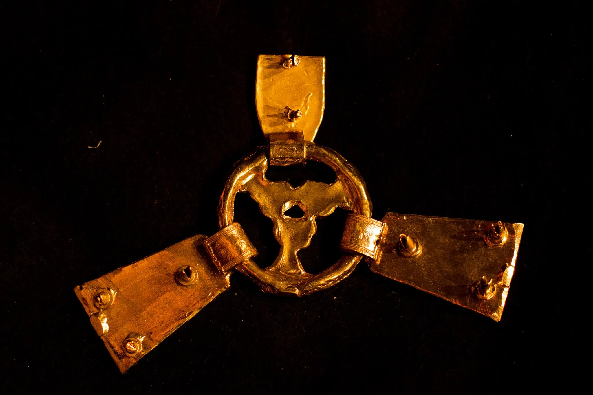 Strap divider with Bronze holders - X-19