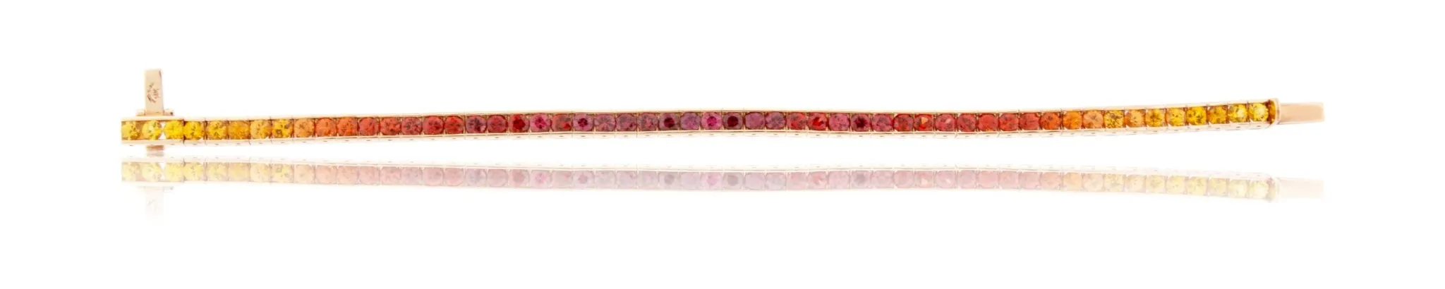 Sunset Sapphire Tennis Bracelet