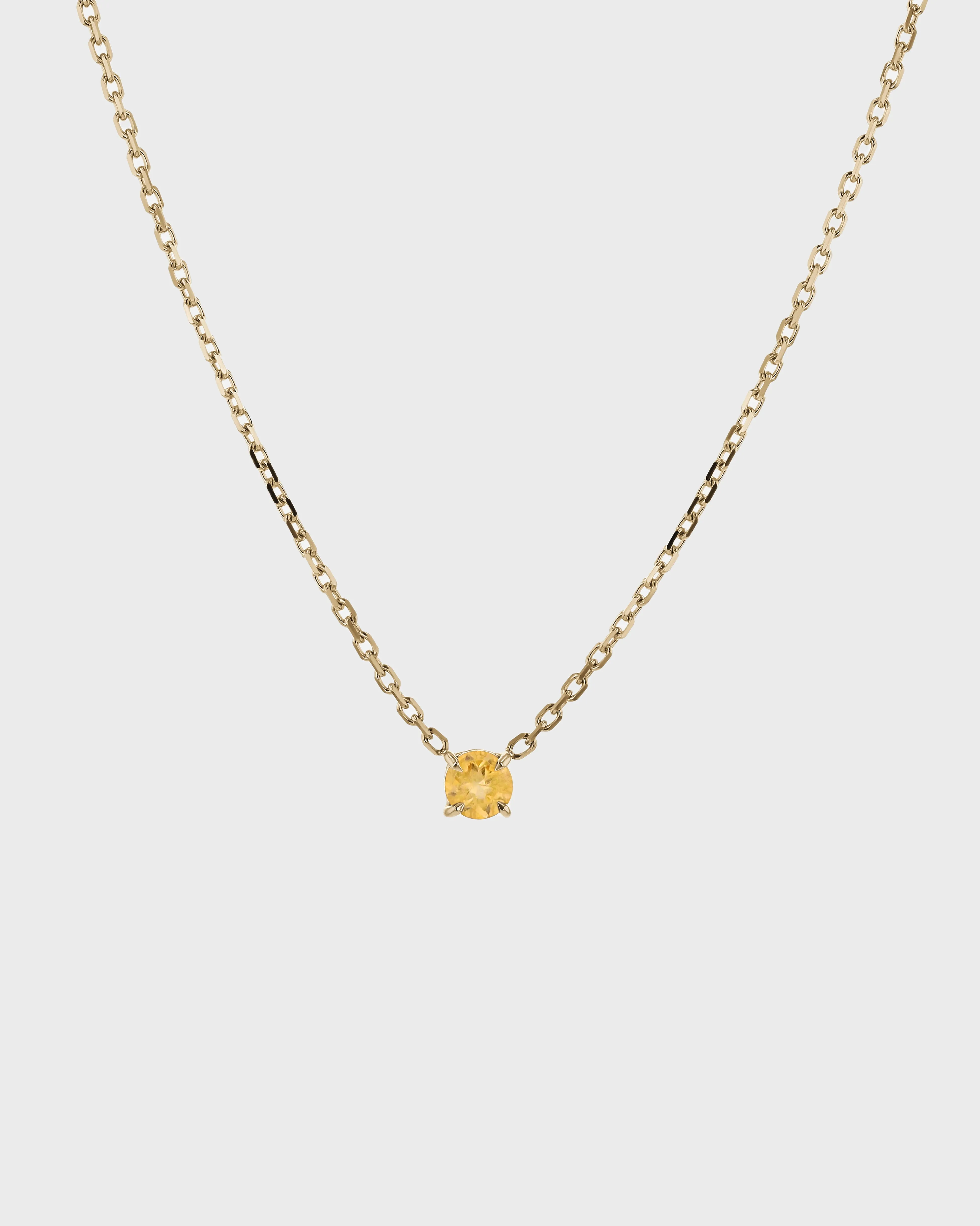 The Citrine Birthstone Necklace