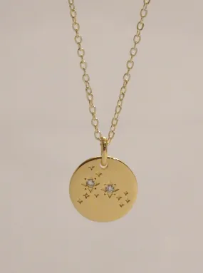 The Pisces Constellation Coin Necklace