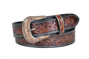 TLP MAHARAJA Leather Belt for Men Colour - Brown (SKU BELT-10029)