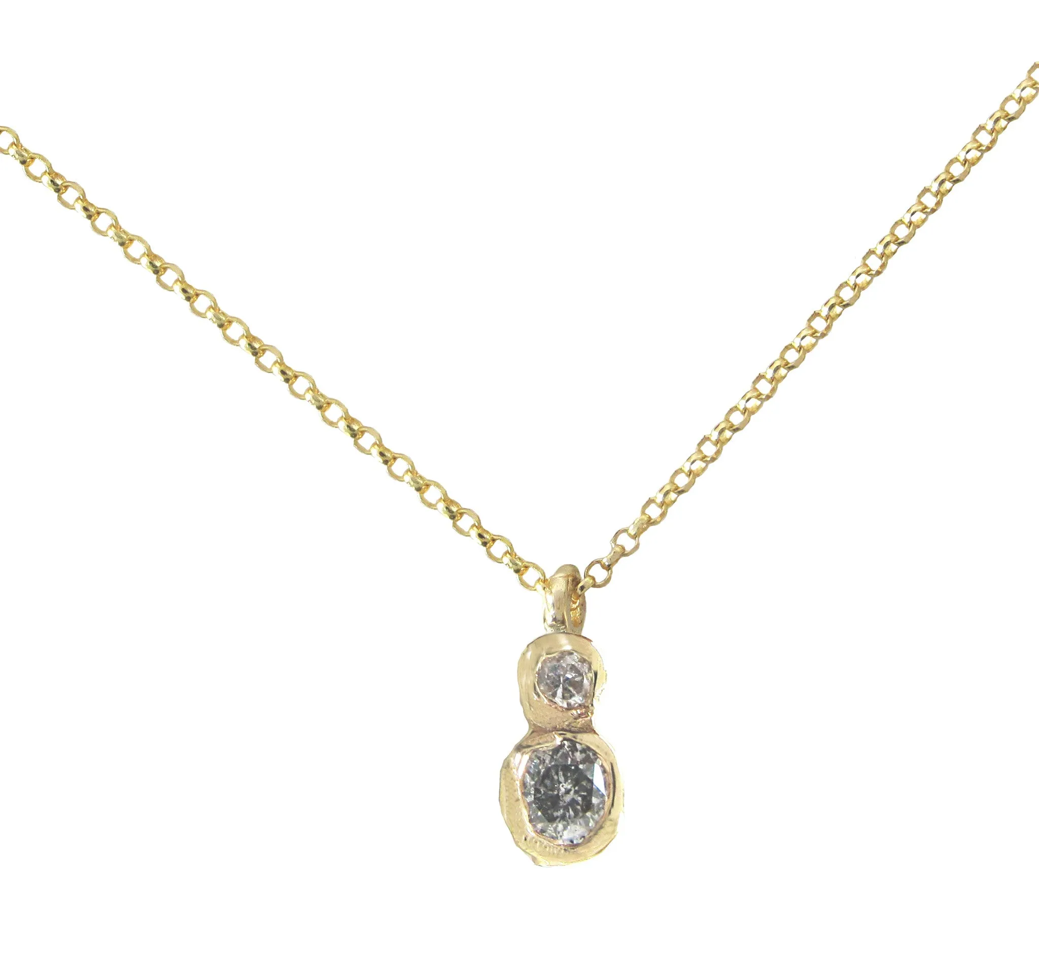 Twin Star Necklace
