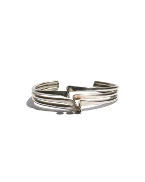 Twisted Silver Cuff Bracelet