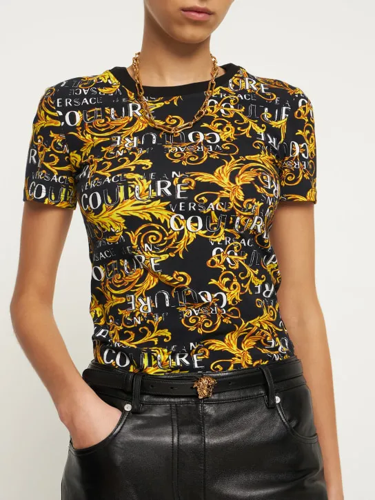 Versace   2cm Medusa leather belt 