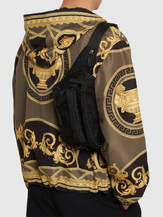 Versace   Barocco nylon belt bag 
