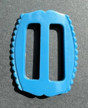 Vibrant Teal Coloured Vintage 1940s 4.5cm Buckle