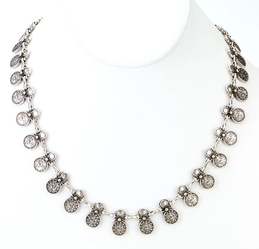 Vintage Turkish Small Coin Short Necklace