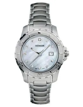 Wenger Diamond Ladies Sport - Mother of Pearl Dial - Stainless Steel - Bracelet