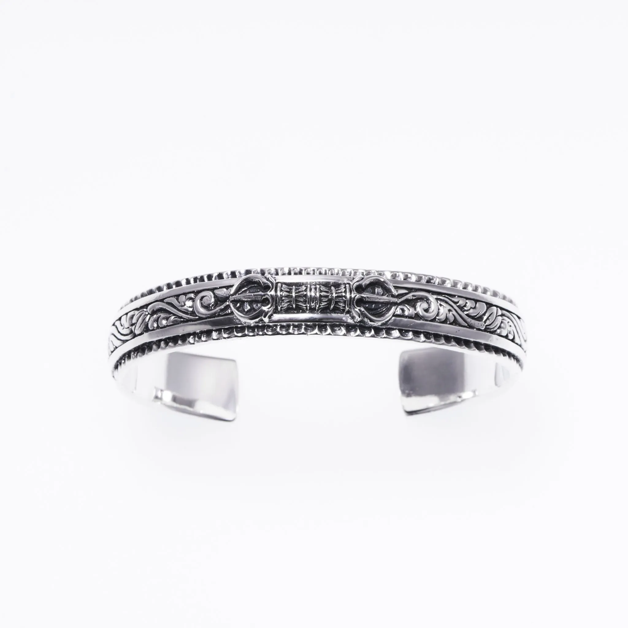 Wide Ivy Bangle (Antique Finish)