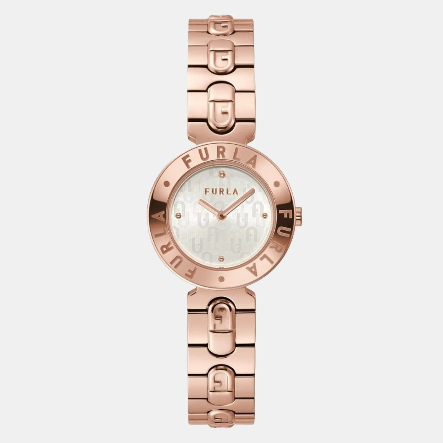 Women Rose Gold Analog Leather Watch WW00004008L3