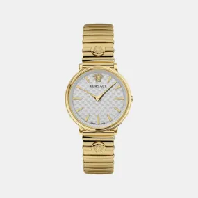 Women Silver Analog Stainless Steel Watch VE8104822